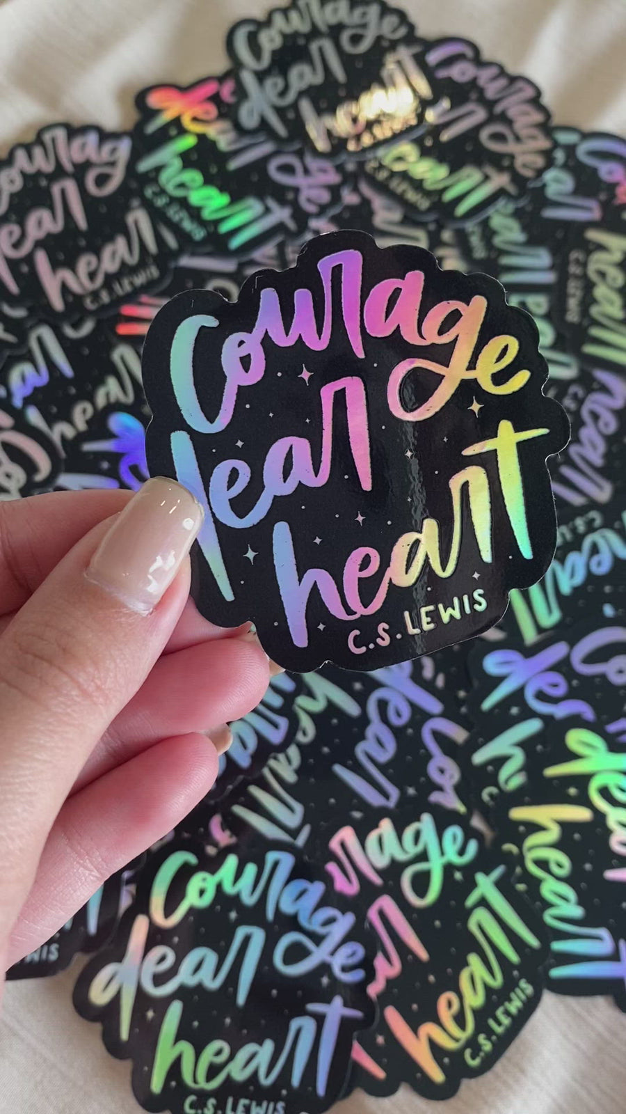 Courage Sticker