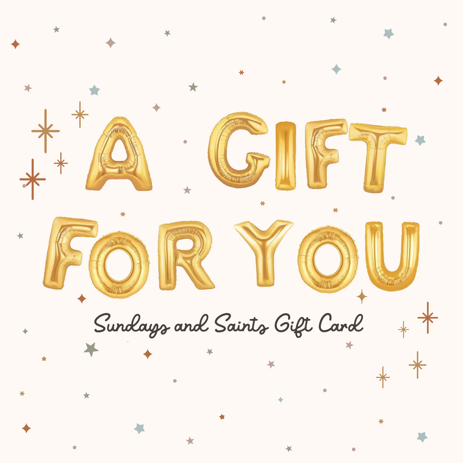 Sundays and Saints Gift Card