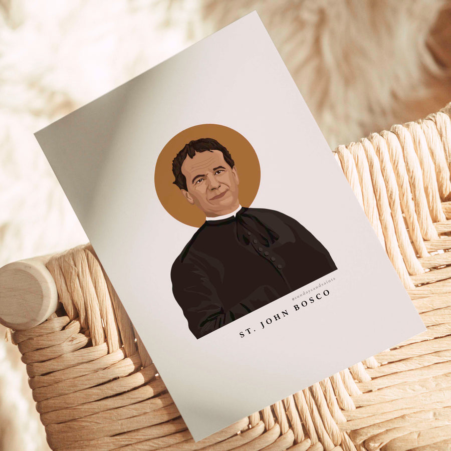 St John Bosco Print (Customisable)