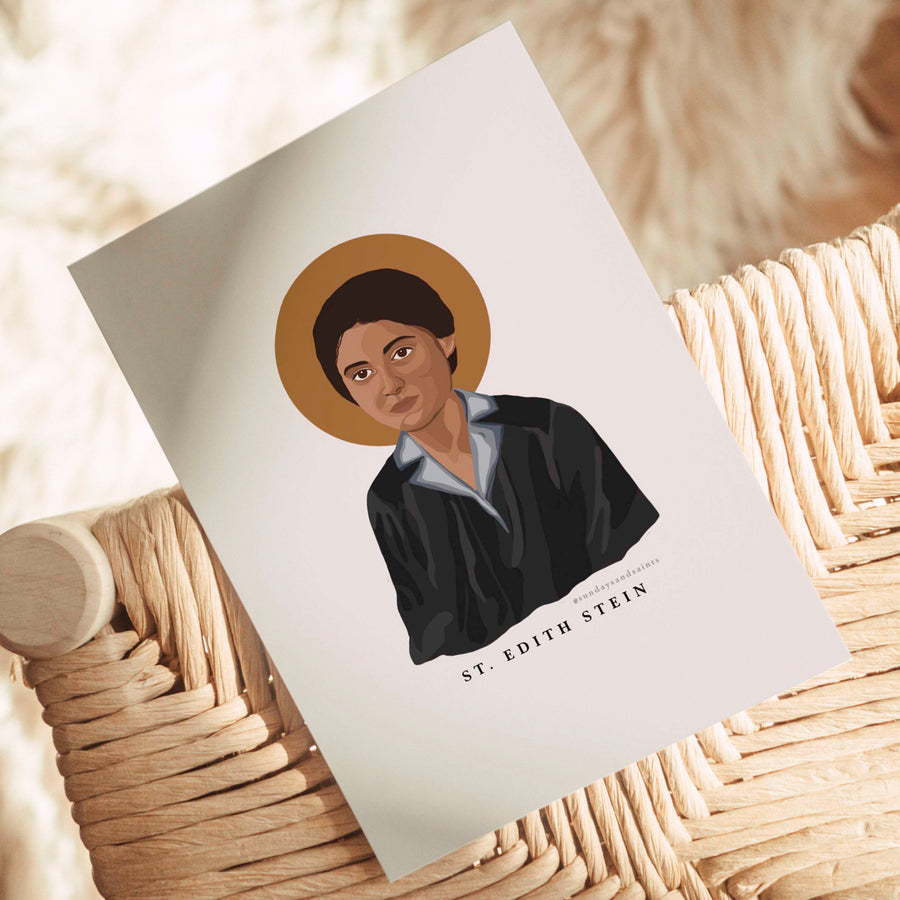 St Edith Stein Print (Customisable)