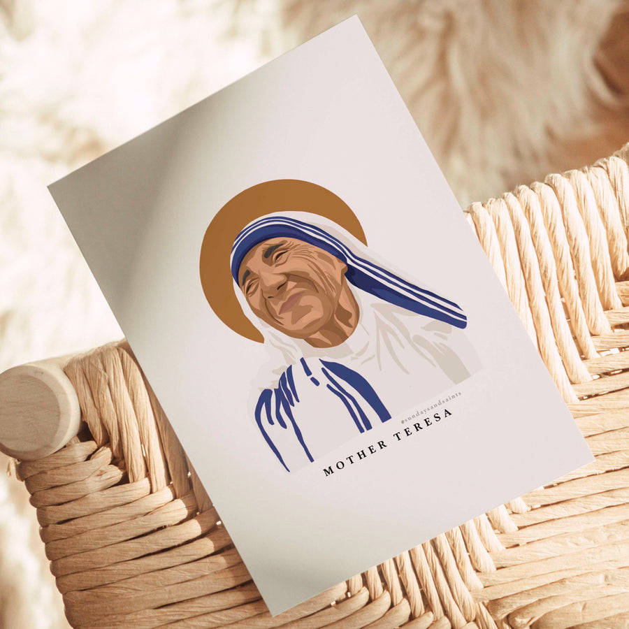 St Mother Teresa Print (Customisable)