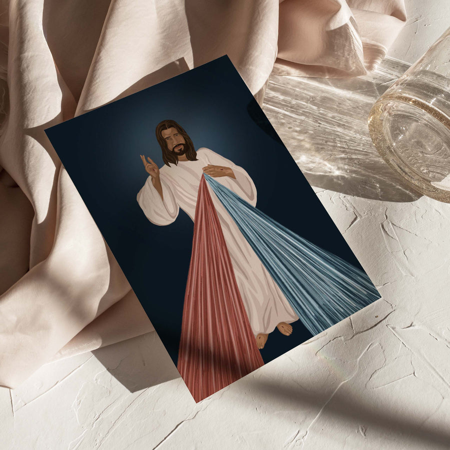 Divine Mercy Postcard