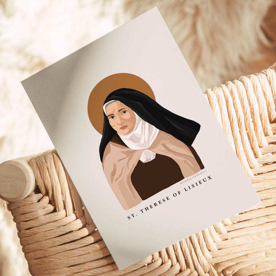 St Therese Print (Customisable)