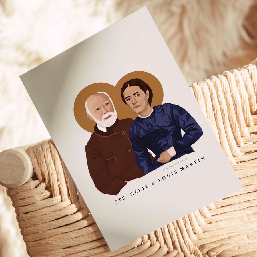 Sts Louis and Zelie Print (Customisable)