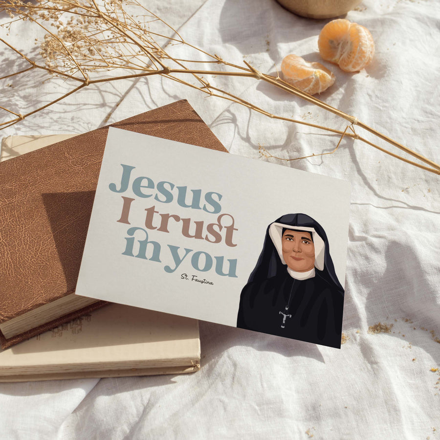 St Faustina Postcard