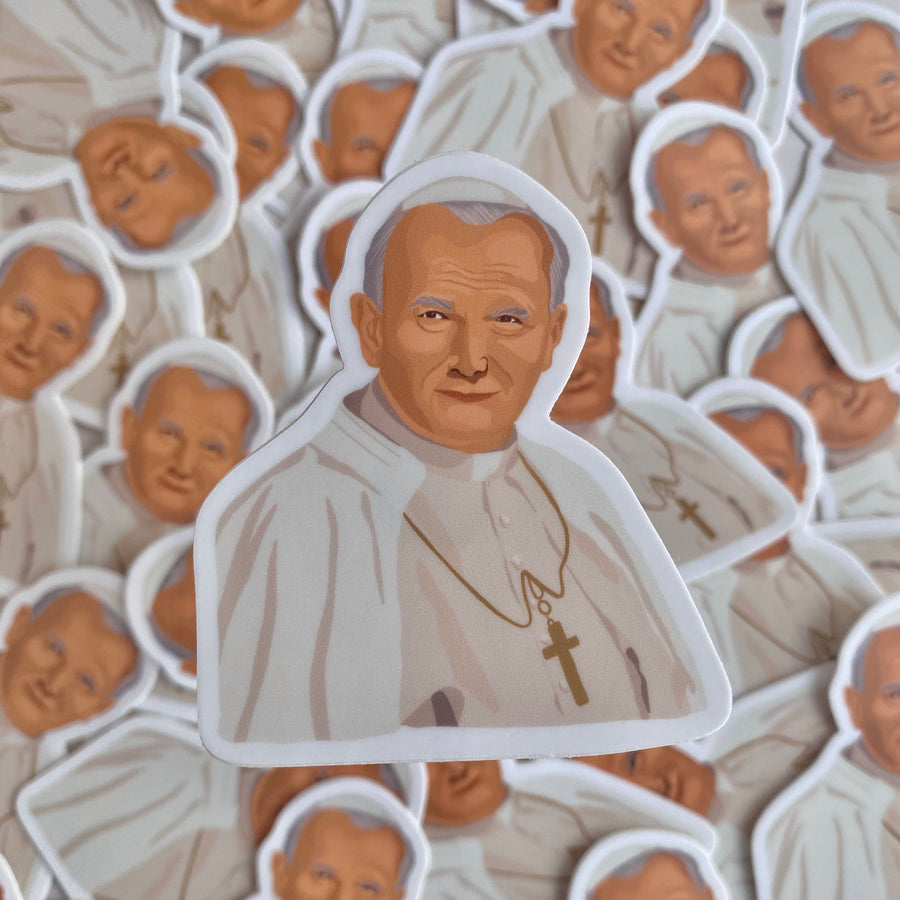 John Paul II Sticker